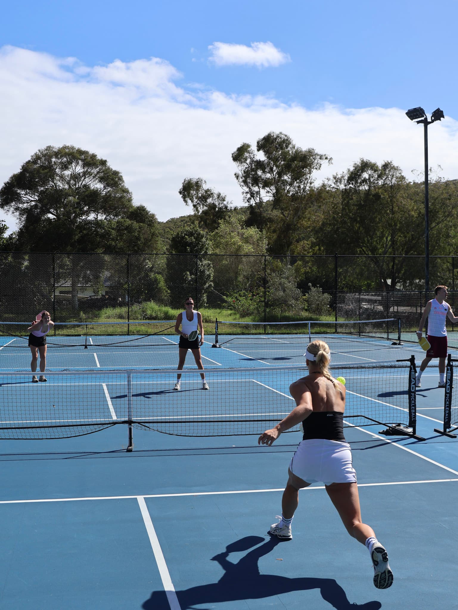 ReadyPlay players on a blue court in Sydney